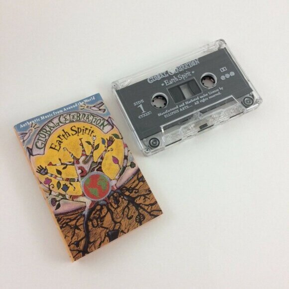 4 1990s Global Celebration World Music Cassette Tapes Ellipsis Arts New Age - Picture 4 of 12